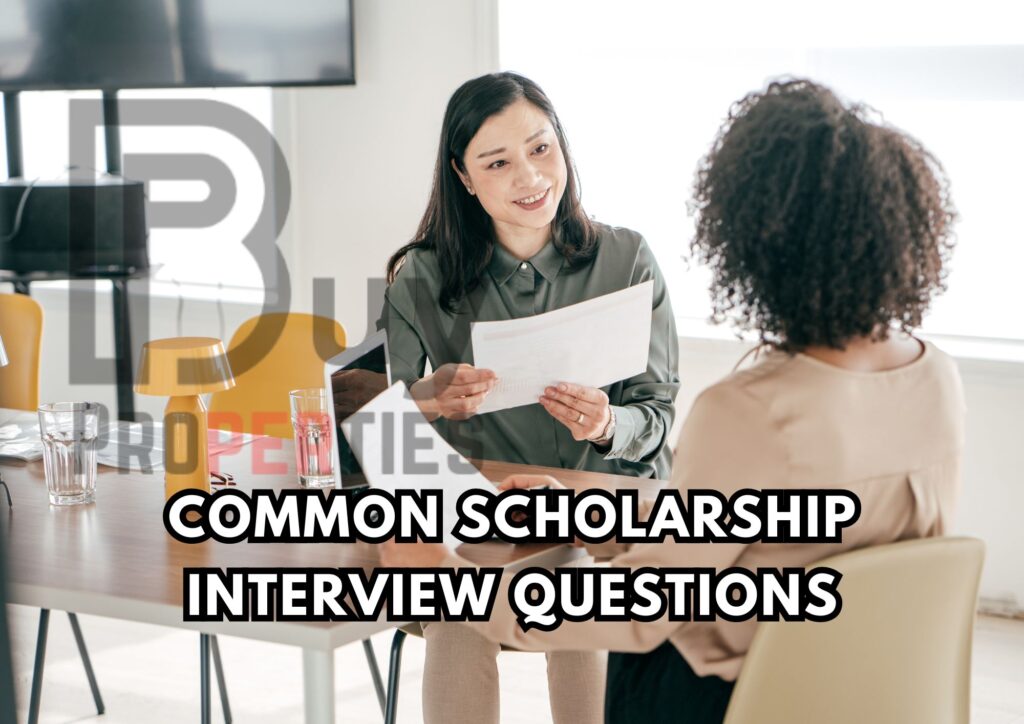 Common Scholarship Interview Questions